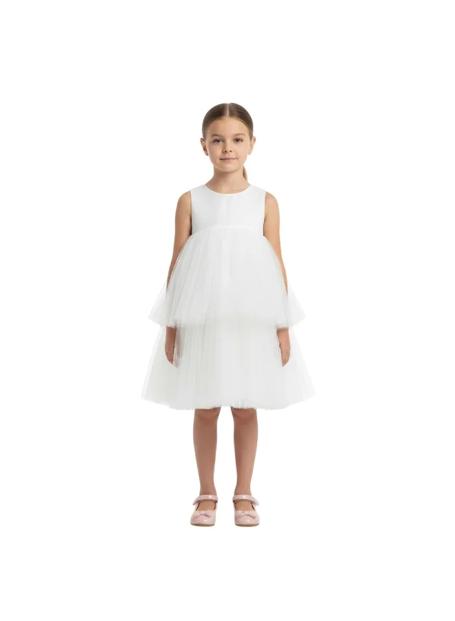 D'Daniela Tulle Layered Dress